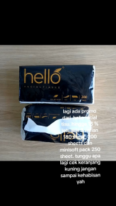 TISU PREMIUM HELLO 2 PLY 180 & 250 SHEET