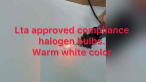 H4 -LTA APPROVED color 4300k hi/lo beam halogen bulbs -