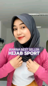 Bergo Instan Jersey Pinguin & Hijab Khimar Premium