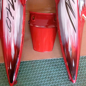 Cover body full halus motor Yamaha Mio Smile 2009+striping warna hitam
