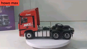 Mô hình xe đầu kéo howo MAX hợp kim 1:24