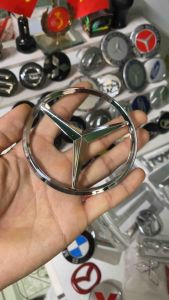 LOGO CỐP SAU MERCEDESs-BENZz đường kính 9cm logo sau mec logo cốp mec logo sau GLK GLA GLC CLA A Class C Class E Class