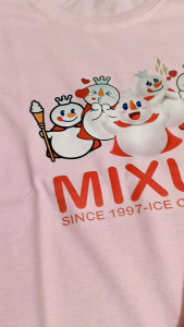 Stelan Kaos Anak Celana Joger Mixue ice cream
