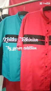 KEMKO KEMEJA KOKO LAKI LAKI DEWASA TANGAN PENDEK BAHAN KATUN TOYOBO FODU