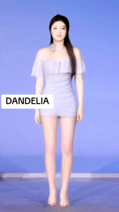 dandelia / DRESS SABRINA 58115 ds (TANPA AKSESORIS KALUNG BUNGA) / dress lc karaoke polos import china terbaru party dress lc korean style lengan sabrina