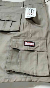MANDEMS - Celana Cargo Pendek Reguler Katun Twil Size 27 - 34
