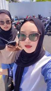 Kacamata Fashion Full Rim Photochromic Minus -0.50 s/d -6.00 Wanita Gaya CAT EYE  Warna Lavender dengan Kemasan Bag