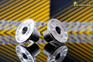 Honda ลายร่องลึก แบนเรียบลายใหม่ สำหรับรุ่น Honda Forza, Wave, Dio, e sposa ไม่รู้จัก (ราคาต่อ 1 คู่)