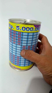 Celengan Uang Kaleng Tabungan Masa Depan Anti Bongkar - Model Terbaru