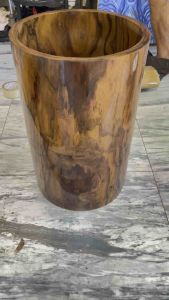Wooden storage magkuno wood rice despencer 25kgs capacity