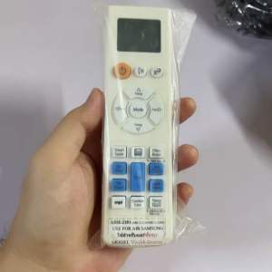 รีโมทแอร์ Samsung ซัมซุง Samsung ARH2201/2203/2224 หน้ายาวปุ่มฟ้า5ปุ่ม