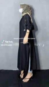 COD Long tunik knot hornet Premium // Kimia Long tunik jumbo LD:115-120 Buat BB 45-85