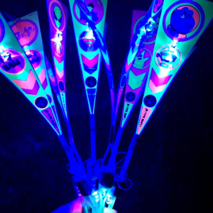[50 pcs] Mainan Kitiran Lampu Terbang 3 Lampu Full Sablon Karakter