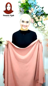 Pashmina curve ouval jumbo crinckle airflow/pashmina syari Malaysia style