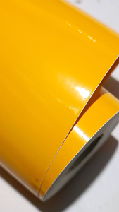 Stiker Skotlet Motor Warna Kuning Glossy & Scotlite Kuning Tua Mengkilat