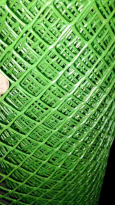 Plastic Screen Net green 1 inch by 4ft height 1 meter