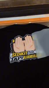 Kaos Desain Bismillah Vol3 Combed 24s Tebal
