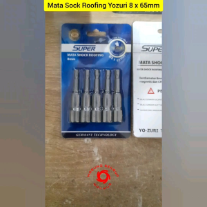 (1 Pack) Mata Bor Sock Roofing Baja Ringan Magnetic 8 x 65mm