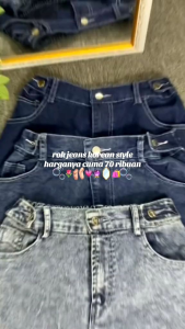 Rok Jeans Skirt Theana - Highwaist Rok Jeans - Rok Denim