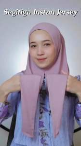 HIJAB SEGITIGA INSTANT JERSEY / JILBAB  BERGO INSTAN TERBARU