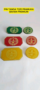 PIN BARET PRAMUKA & TANDA TOPI PRAMUKA SIAGA PENGGALANG PENEGAK PREMIUM