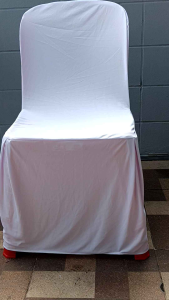 ผ้าคลุมเก้าอี้สำหรับเก้าอี้พลาสติกขาย100ชิ้นละ 4900บาท