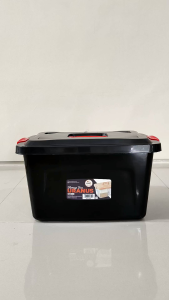 Box Container Hommy 17 Liter Hitam: Tempat Penyimpanan Barang Serbaguna