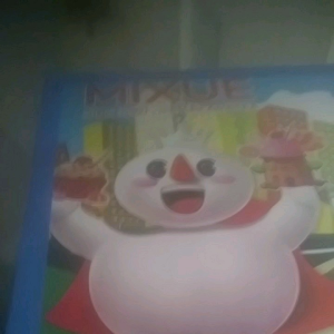 Meja Belajar Lipat Kayu Karakter PONY Biru