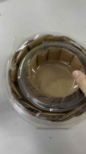 [LIL BAKER] 50PCS BAKING PAPER ROUND TIN LINER PRECUT 4/6/8 INCH