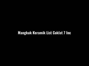 Mangkuk Keramik Mangkuk Polet 7 Inc Isi 3Pcs