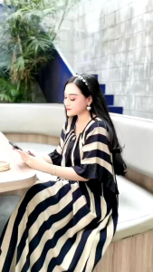 DASTER FUJI ARAB SALUR DRESS FUJI LENGAN LONCENG BAHAN RAYON PREMIUM TERBARU KEKINIAN