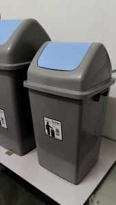 Tong Sampah/ Bekas Sampah/ Swing Top Dustbin/Recycle Dustbin/Flip Top Bin