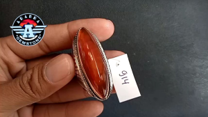 Cincin Ukuran 8/17 Batu akik Pandan Campur Ring Monel Kode 914915916917918919920921922923