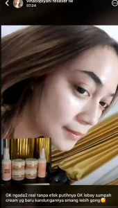 PLATINUM CREAM PROMO 1PKT FREE 1SABUN