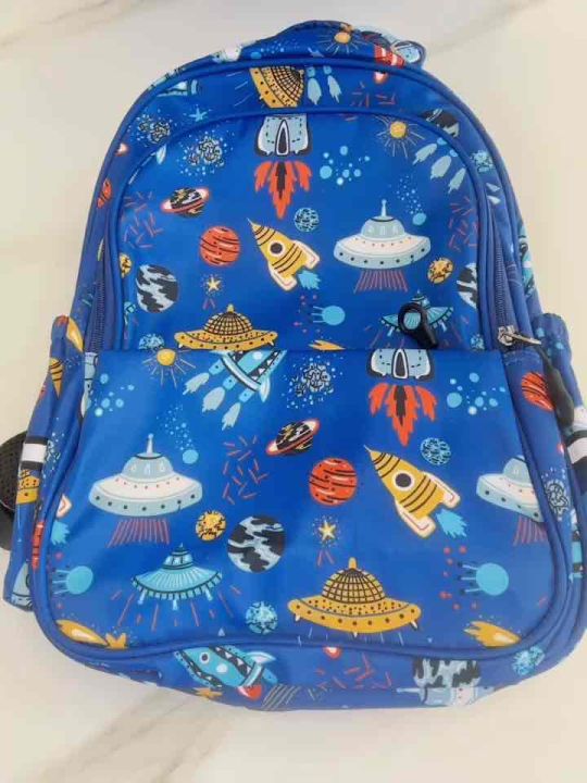 Kids Primary School Bag Rocket Pattern Backpack Lazada Singapore
