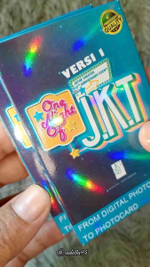 Photocard Jkt48 One Night Hologram -2 sisi -25pcs (Team J Team KIII Team T)