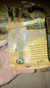 Pakan Super Trucuk Sempati Voer Pur Trucuk Pellet Rasa Pisang Untuk Burung Pemakan Buah VOERTRSM