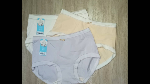 45-60KG Woman Panties Cotton Soft Middle Waist Clothing Seluar Dalam Wanita