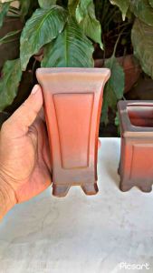 6 chậu trồng cây dáng đổ cây mini trồng sen đá