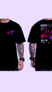 Kaos Lengan Pendek Pria & Wanita: 30s BUY 1 Get 3