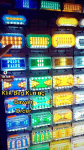 Loseri PREMIUM Truck lorry LED 5 inch Side Lamp 24V Flow Signal Colorful 卡车货车 LED 边灯 24V 流量信号多彩