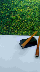 Klokotan pipa kayu bajaka model piramit B260