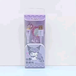 KABEL USB SANRIO / KABEL USB MELODY / KABEL DATA KUROMI IMPORT
