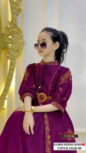 SHR NEW!! MAXI DRESS IKATAN KIDS GAMIS LEBARAN ANAK BEST SELLER