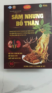 Sâm Nhung Bổ Thận- hết đau lưng mỏi gối giảm tiểu đêm tăng cường sinh lý [dùng cho cả nam và nữ]- lọ 60 viên