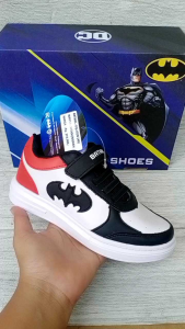 SEPATU BATMAN ICON ANDO TERBARU SIZE 32-35 SUPER KEREN MEWAH MURAH- SEPATU KARAKTER ANAK COWOK- SEPATU SNEAKERS ANAK LAKI-LAKI
