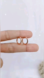 Anting Titanium Wanita Antint Jepit Polos Simple Anti Luntur