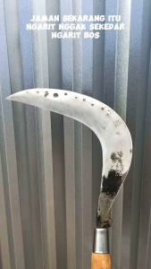 Arit pengaritan baja isen tembus lapis 3 tersedia sarung