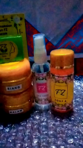 SKINCARE CREAM PAKET (FZ GOLD 30grm + SERUM FZ new WHITENING) ORIGINAL💯 (BISA COD) | Gratis Kapas