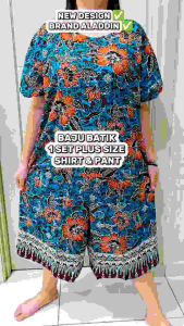 BATIK MAXI PANT 4XL 1SET SHIRT & PANT WITH GOOD QUALITY